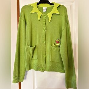 KERMIT CARDIGAN!